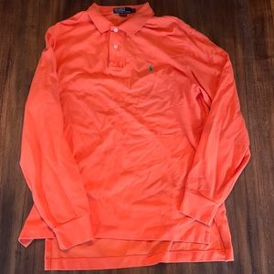 Polo-orange long sleeve
